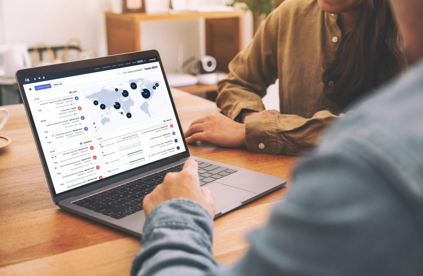 Interfaz de la plataforma educativa